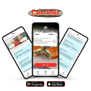 Cabo Bob's Mobile App Images